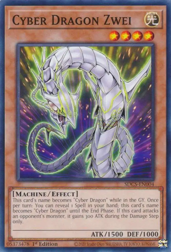 YuGiOh Structure Deck: Cyber Strike Common Cyber Dragon Zwei SDCS-EN004