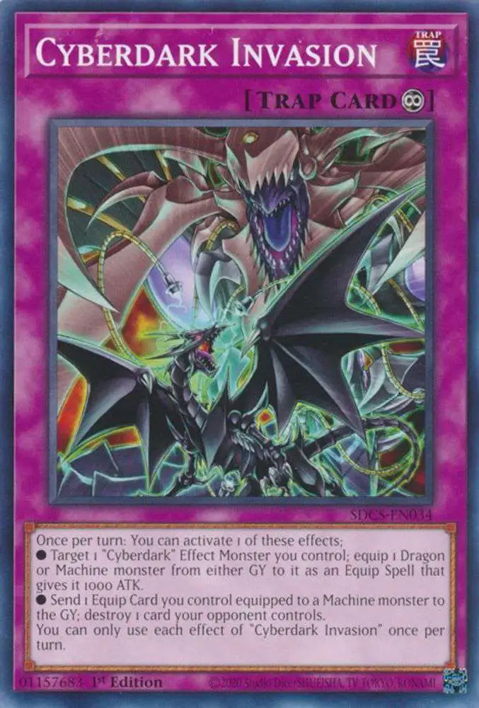 YuGiOh Structure Deck: Cyber Strike Common Cyberdark Invasion SDCS-EN034