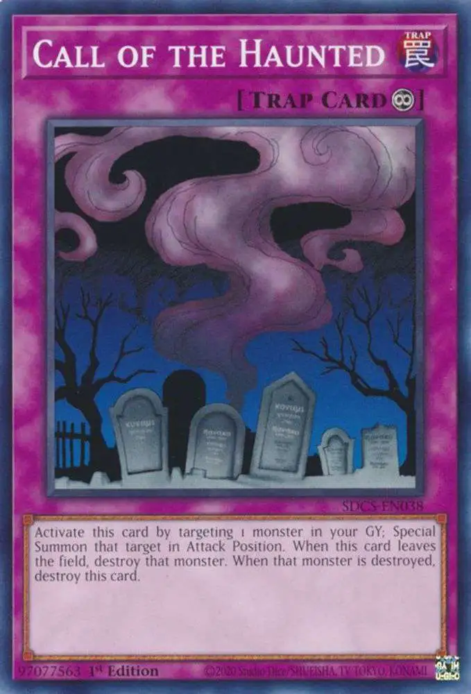 YuGiOh Structure Deck: Cyber Strike Common Call of the Haunted SDCS-EN038