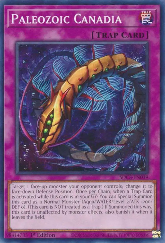 YuGiOh Structure Deck: Cyber Strike Common Paleozoic Canadia SDCS-EN039