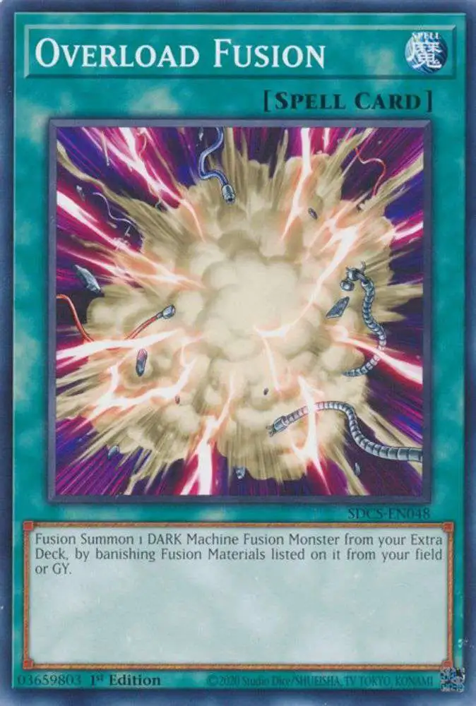 YuGiOh Structure Deck: Cyber Strike Common Overload Fusion SDCS-EN048