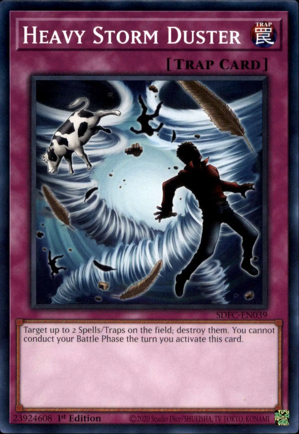 YuGiOh Freezing Chains Common Heavy Storm Duster SDFC-EN039