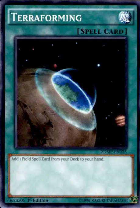 YuGiOh Master of Pendulum Structure Deck Common Terraforming SDMP-EN035