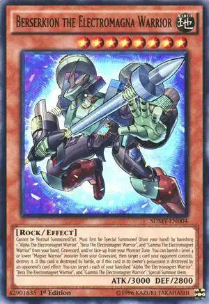 YuGiOh Yugi Muto Structure Deck Single Card Ultra Rare Berserkion the  Electromagna Warrior LP SDMY-EN004 Lightly Played - ToyWiz