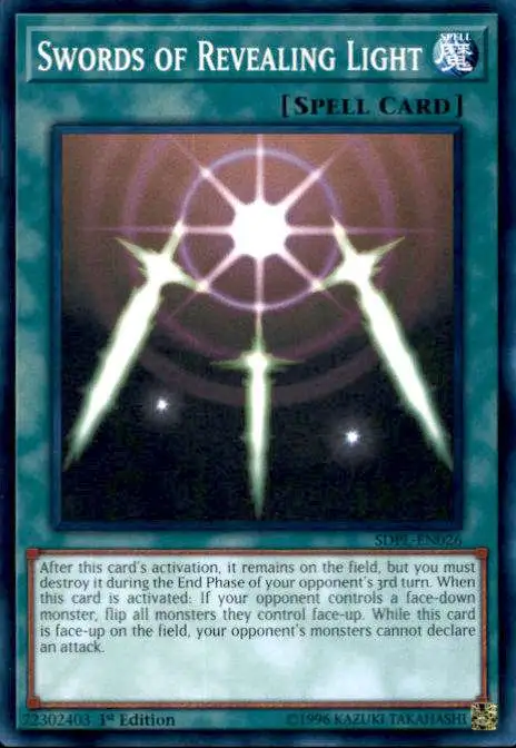 YuGiOh Powercode Link Structure Deck Common Swords of Revealing Light SDPL-EN026