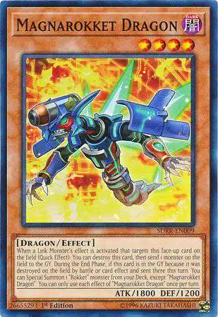 YuGiOh Structure Deck: Rokket Revolt Common Magnarokket Dragon SDRR-EN009