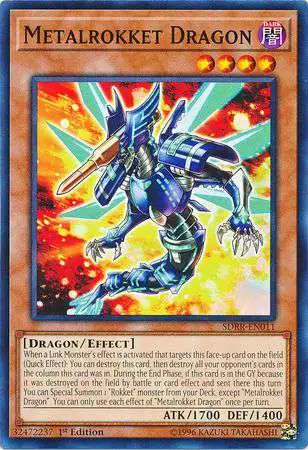 YuGiOh Structure Deck: Rokket Revolt Common Metalrokket Dragon SDRR-EN011