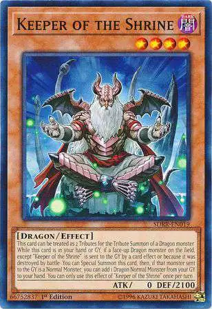 YuGiOh Structure Deck: Rokket Revolt Common Keeper of the Shrine SDRR-EN019