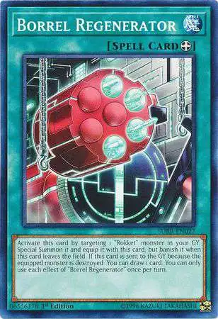 YuGiOh Structure Deck: Rokket Revolt Common Borrel Regenerator SDRR-EN027
