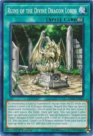 YuGiOh Structure Deck: Rokket Revolt Common Ruins of the Divine Dragon Lords SDRR-EN029