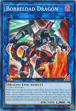 YuGiOh Structure Deck: Rokket Revolt Common Borreload Dragon SDRR-EN044