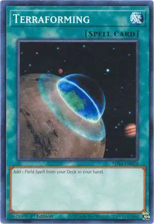 YuGiOh Sacred Beast Structure Deck Common Terraforming SDSA-EN024