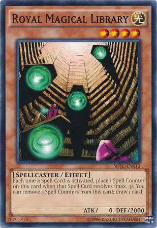 YuGiOh YuGiOh 5D's Structure Deck: Spellcaster's Command Common Royal Magical Library SDSC-EN013