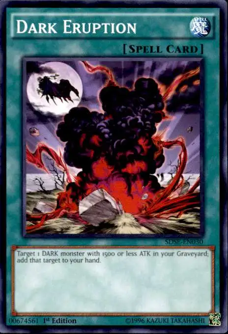 YuGiOh Synchron Extreme Structure Deck Common Dark Eruption SDSE-EN030