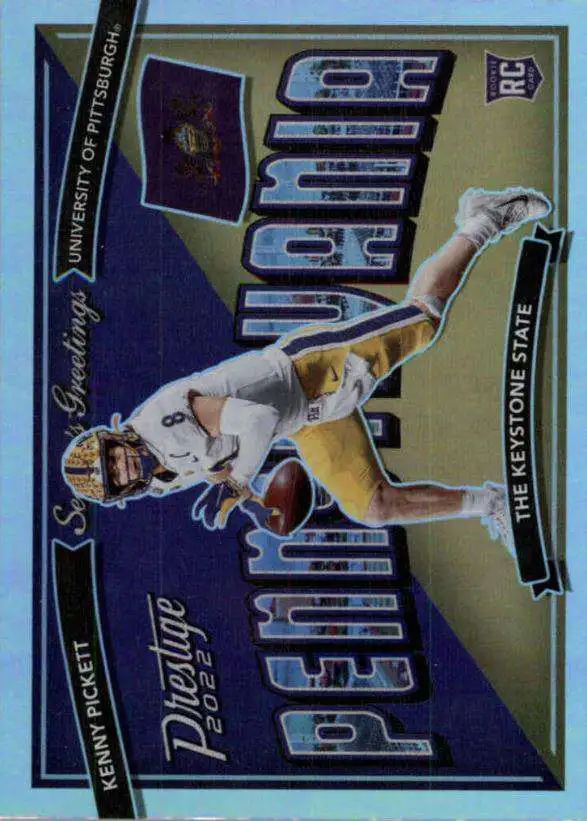 NFL 2022 Panini Prestige Seasons Greetings Kenny Pickett SG-1 [Rookie]