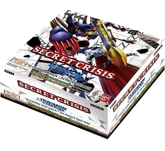 Digimon Trading Card Game Secret Crisis Booster Box BT17 Digimon Trading Card Game Secret Crisis Booster Box BT17