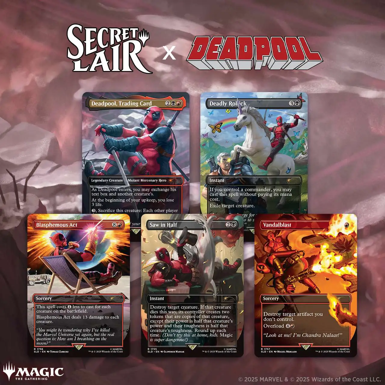 Amazon.com: Magic the Gathering Secret Lair x Marvel's