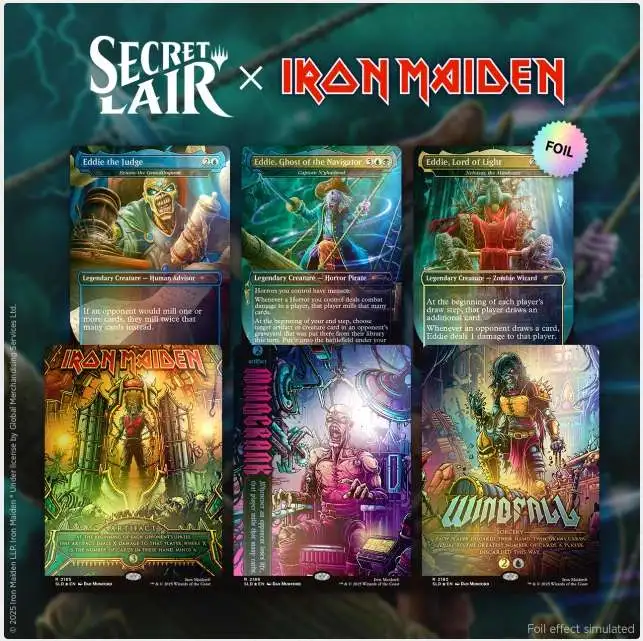 Magic The Gathering Trading Card Game Iron Maiden Eddie Unchained