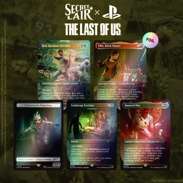 Magic The Gathering Trading Card Game The Last of Us Part I Secret