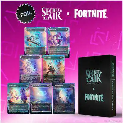 MtG Trading Card Game FORTNITE Secret Lair Drop Series [Foil Version]  (Pre-Order ships November)