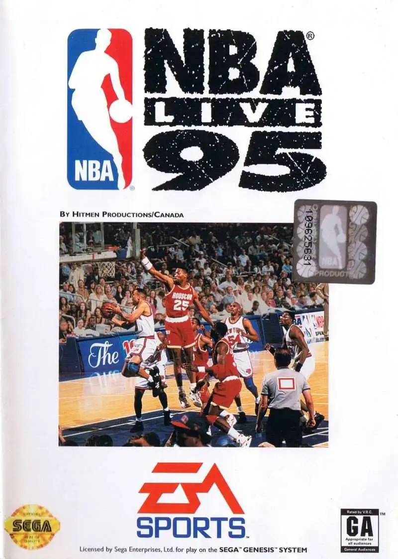 Sega Genesis NBA Live 95 Video Game [Box Only]