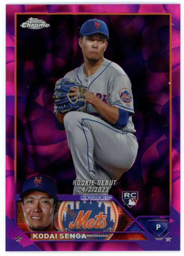 MLB 2023 Topps Chrome Update Purple Lava Lamp Refractor Kodai Senga USC124 [Rookie]