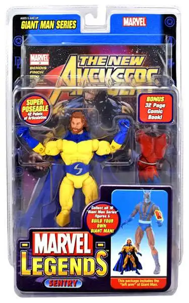 Bearded Marvel Legends Giant Man Build A Figure Sentry Action Figure 
