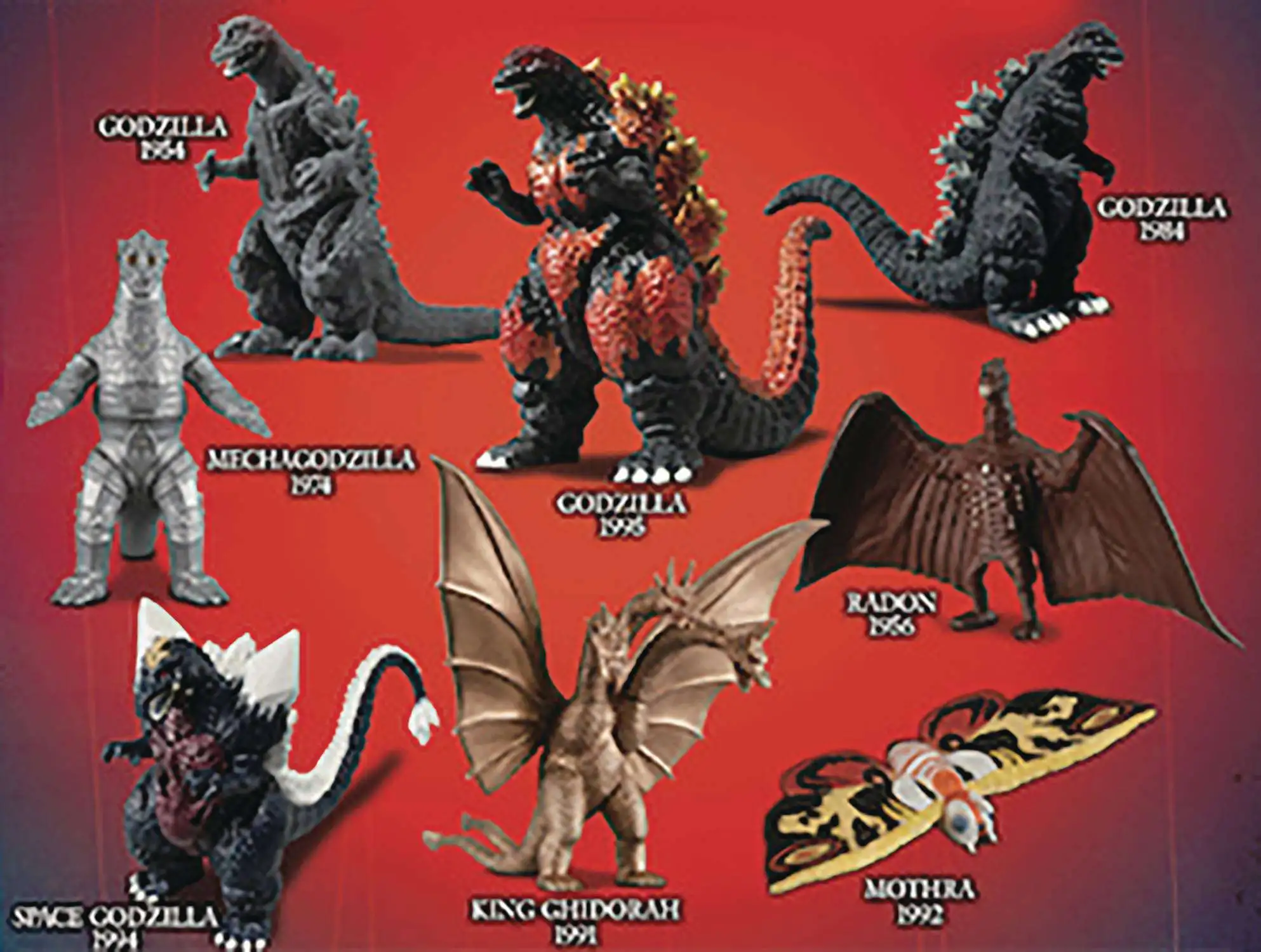 Classic Godzilla 3.5-Inch Mini PVC Figure Blind Box Asst  Series 1 (24 RANDOM Bags / Box)