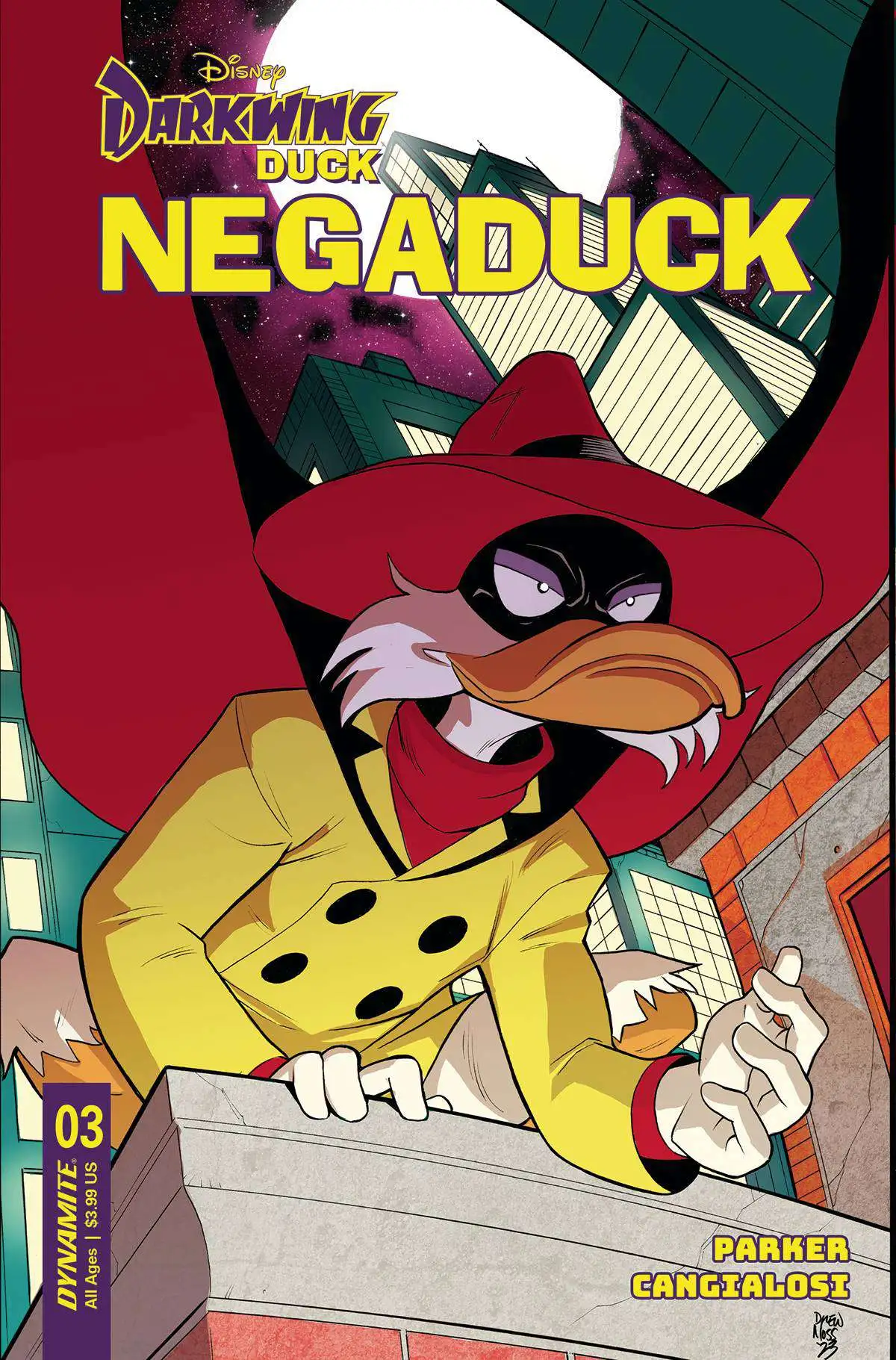 Dynamite Entertainment Negaduck #3 Comic Book [Moss Cover B]