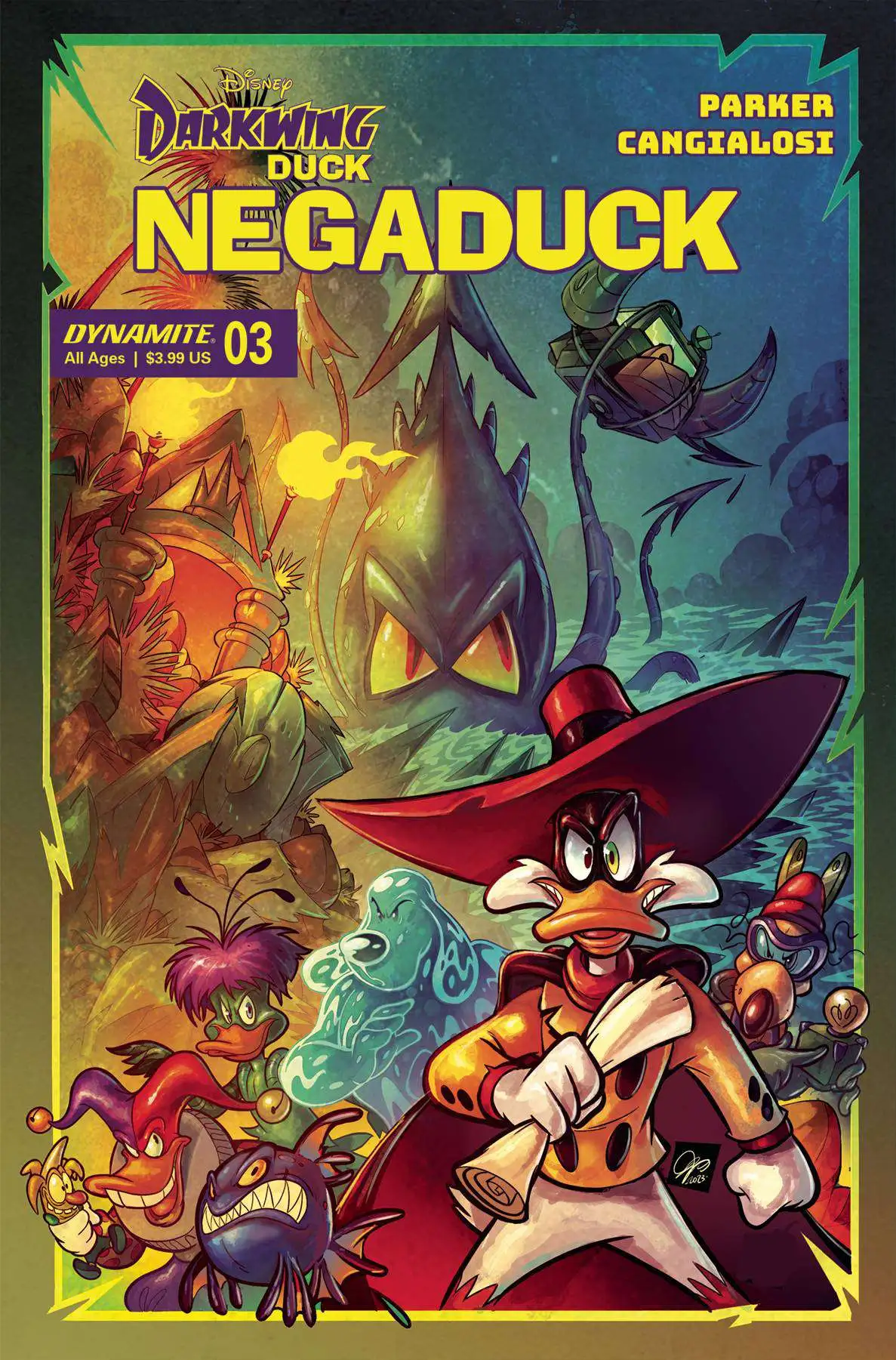 Dynamite Entertainment Negaduck #3 Comic Book [Cangialosi Cover D]