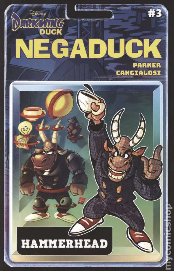 Dynamite Entertainment Negaduck #3 Comic Book [Action Figure Cover E]