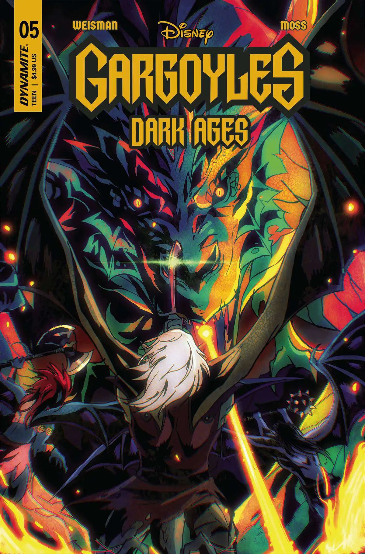 Dynamite Entertainment Gargoyles: Dark Ages #5 Comic Book [Danino Cover D]
