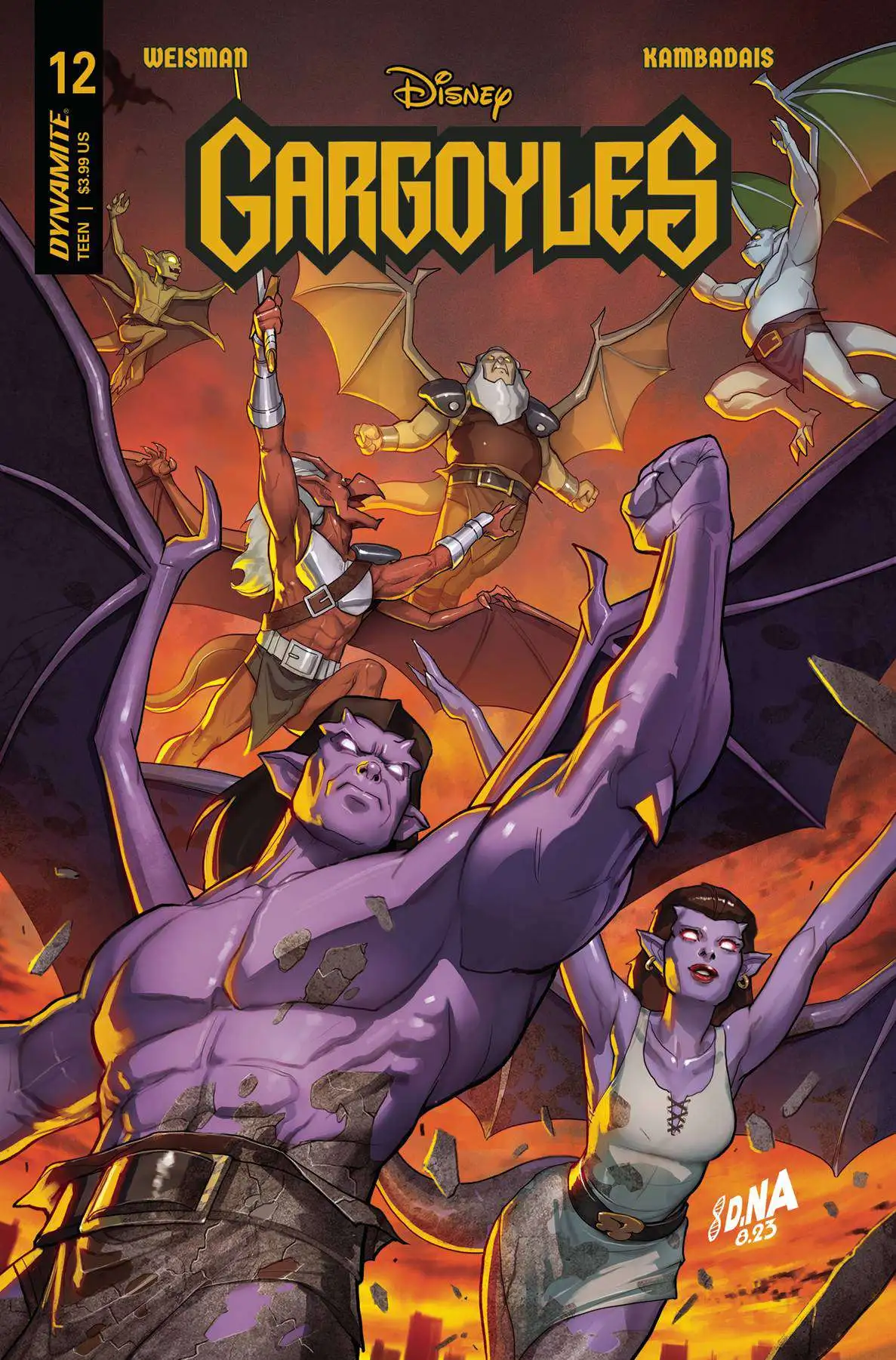 Dynamite Entertainment Gargoyles #12 Comic Book [Nakayama Cover A]