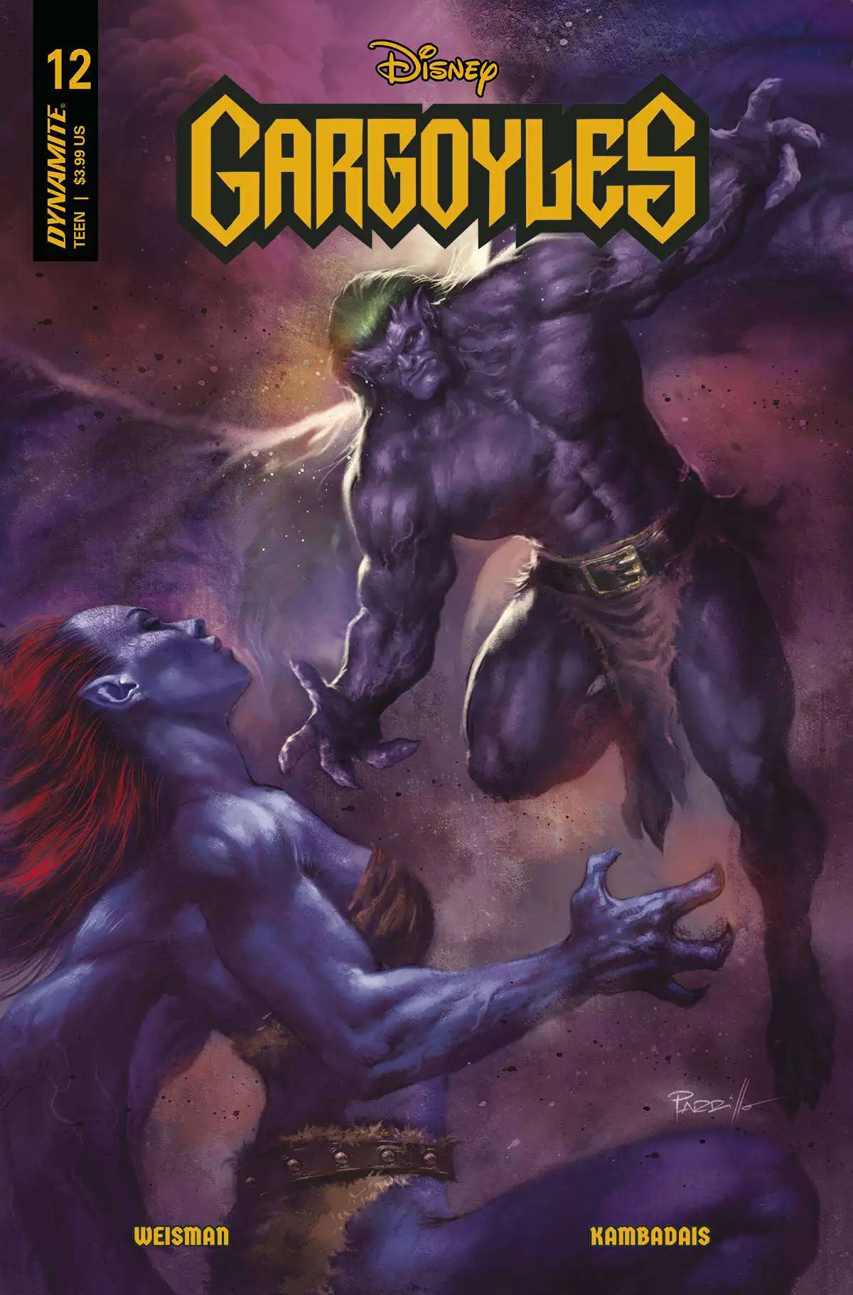 Dynamite Entertainment Gargoyles #12 Comic Book [Parrillo Cover B]