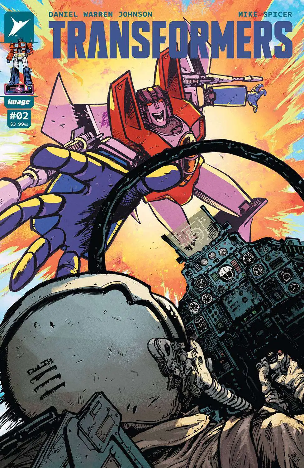 Image Comics Transformers #2 2023 Comic Book [Johnson & Spicer Cover A]