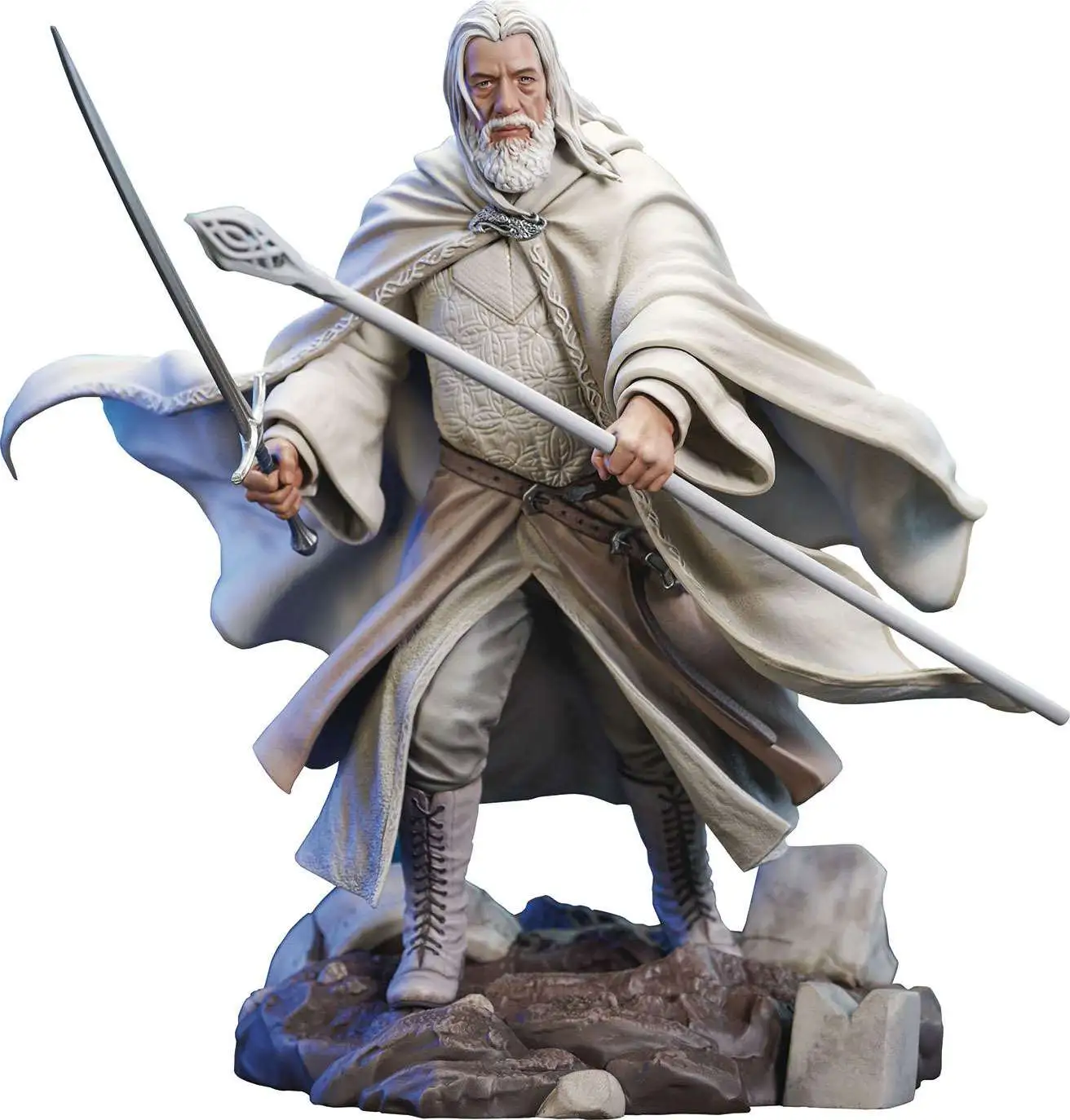 Lord of the Rings Gallery Gandlaf the White Exclusive 9-Inch PVC Statue