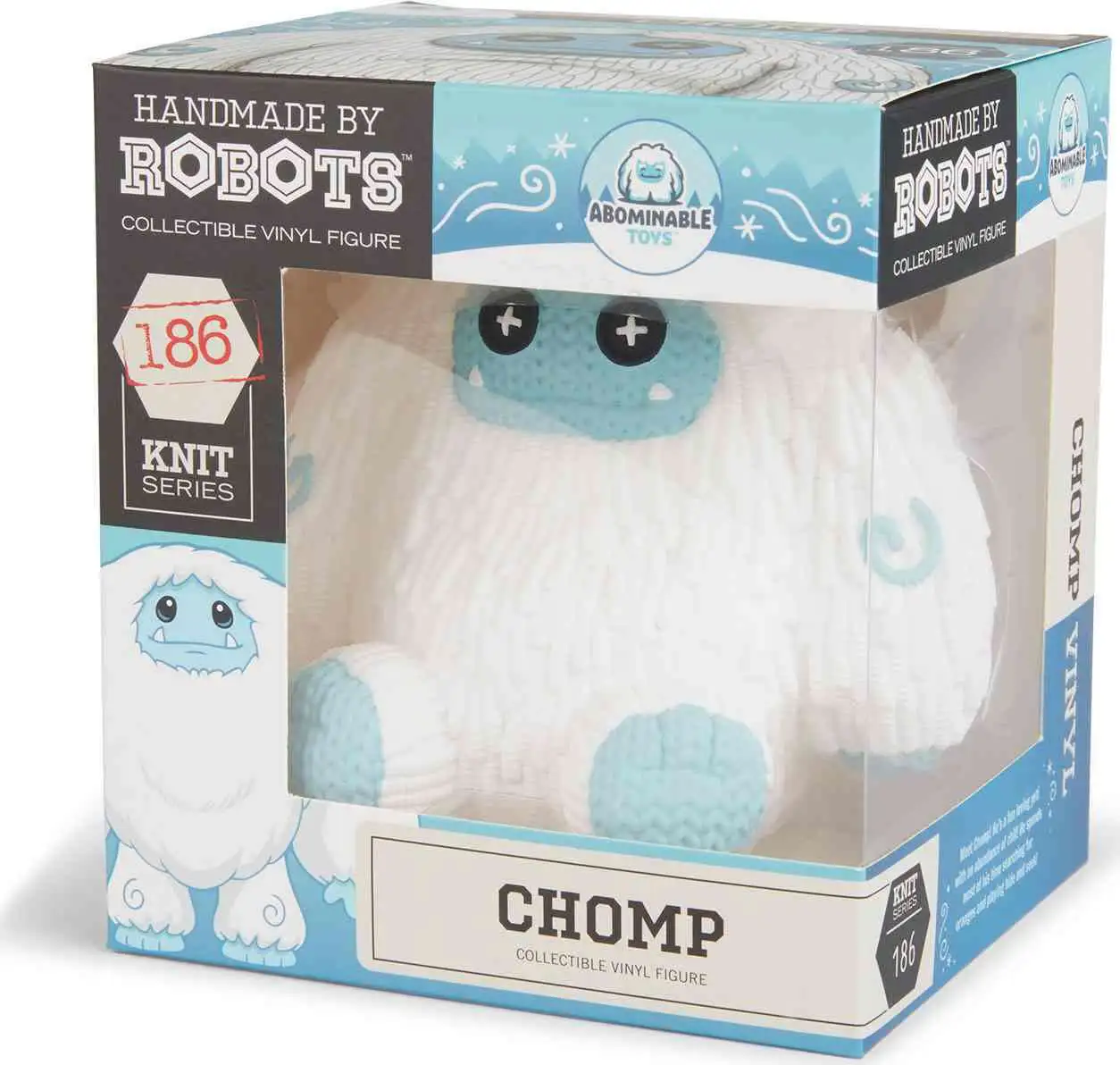 Abominable Toys Handmade by Robots Chomp 5-Inch Knit-Look Vinyl Figure [Damaged Package]