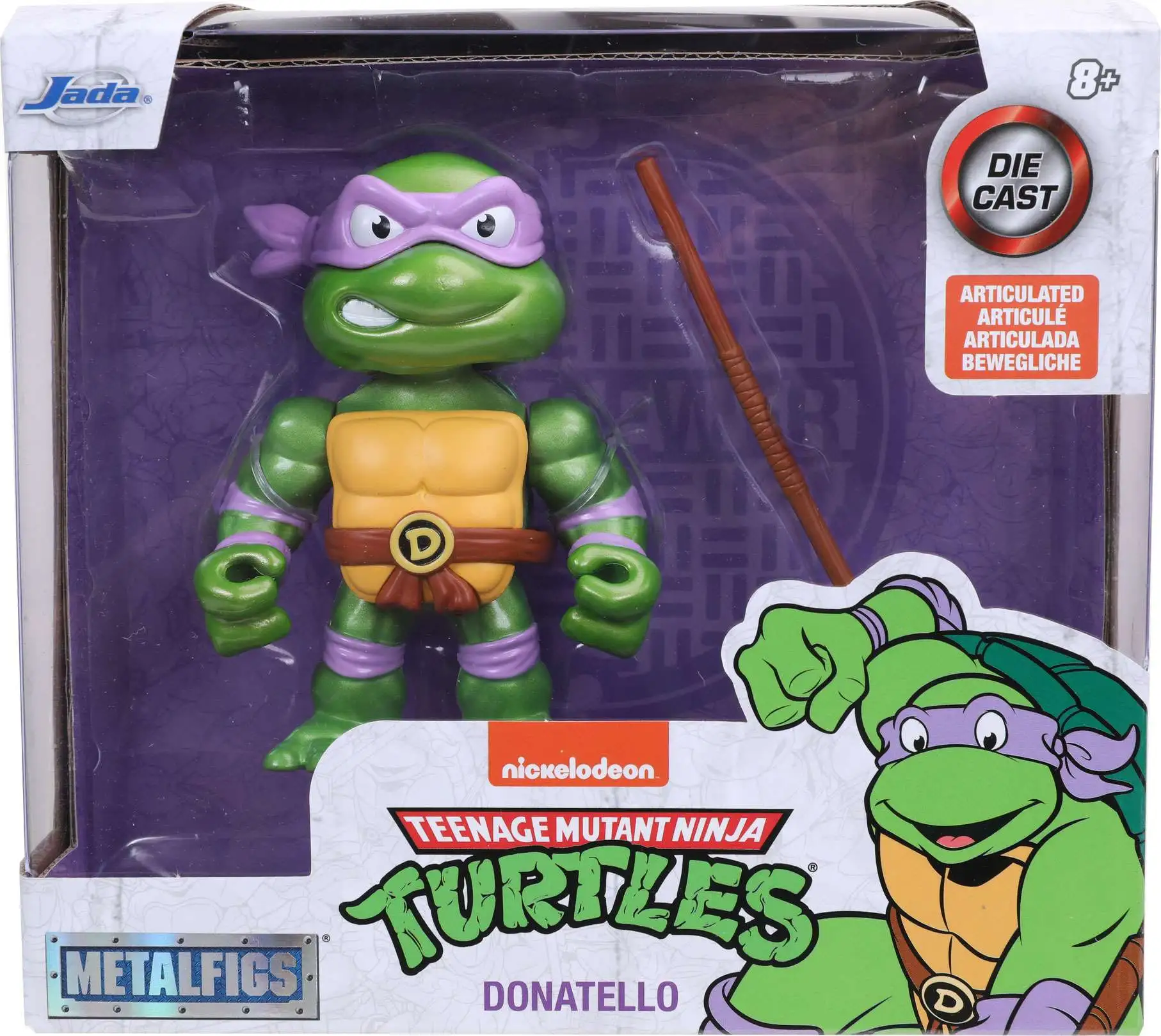 Teenage Mutant Ninja Turtles Metalfigs Die Cast Donatello 4-Inch Die Cast Figure