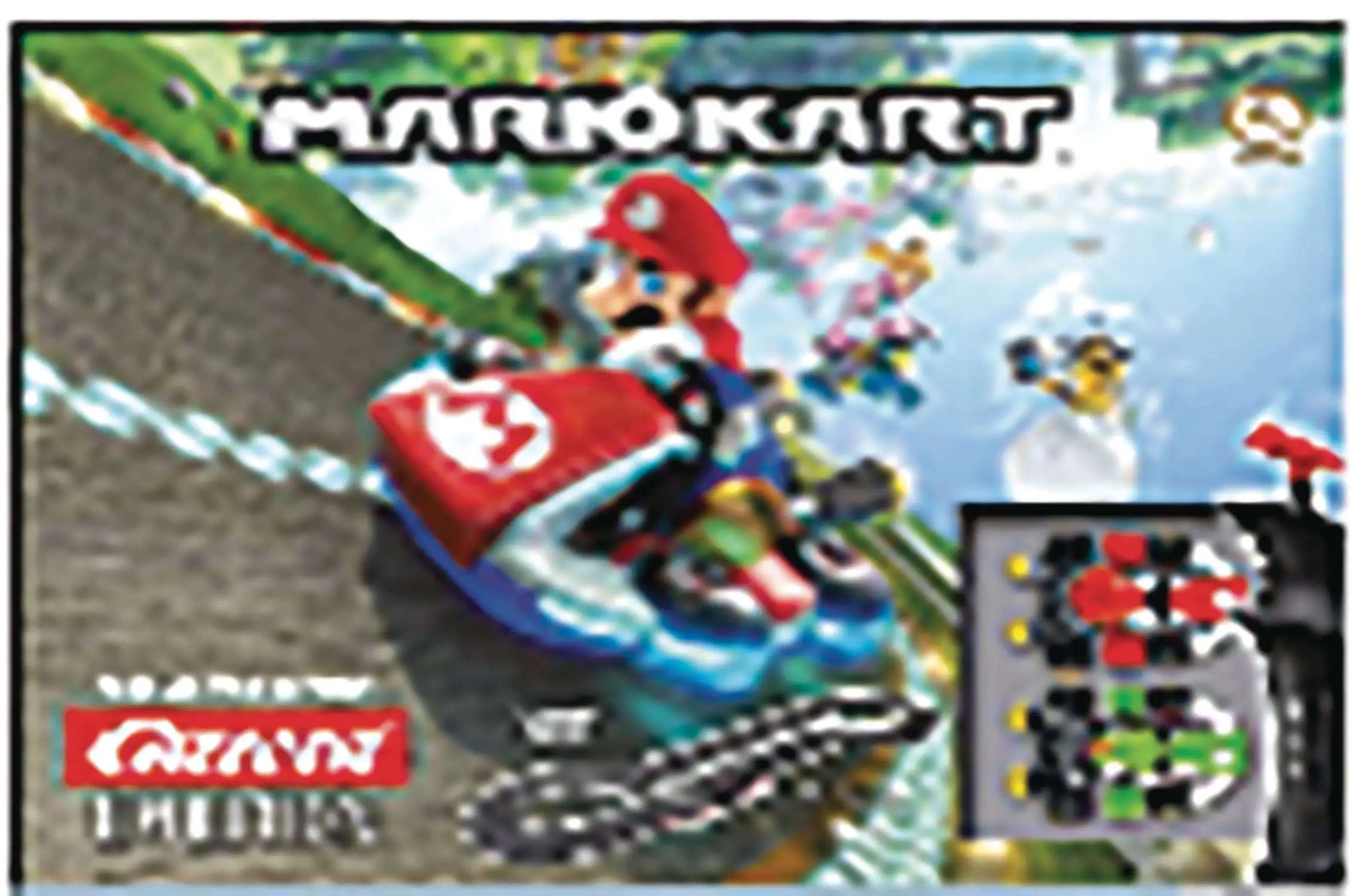 Super Mario Bros. Mario Kart Slot Car Racetrack Set [Includes 2 Cars] (Pre-Order ships September)