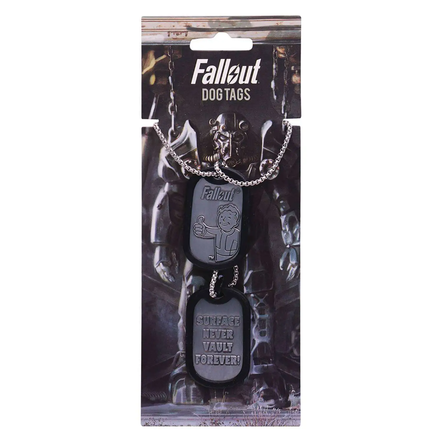 Fallout Vault Boy Metal Dog Tags