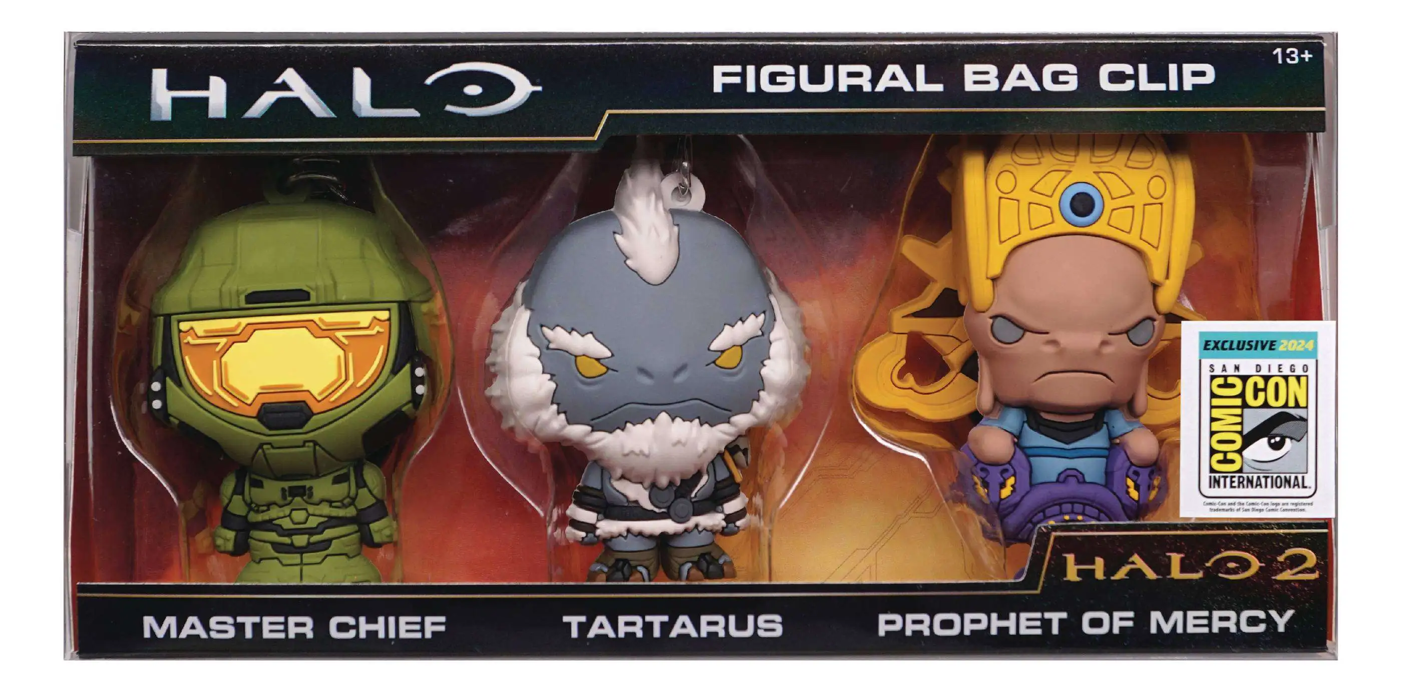 3D Figural Foam Clip Halo 2 3 Figure Gift Set