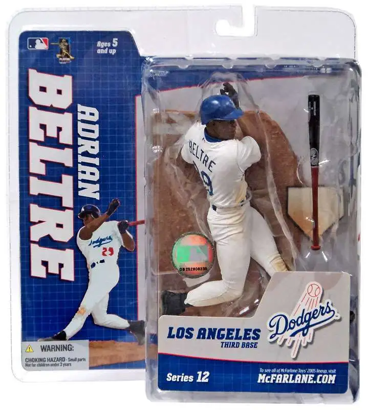 McFarlane Toys MLB Los Angeles Dodgers Sports Picks Baseball Series 12 Adrian  Beltre Action Figure White Retro Jersey Variant - ToyWiz