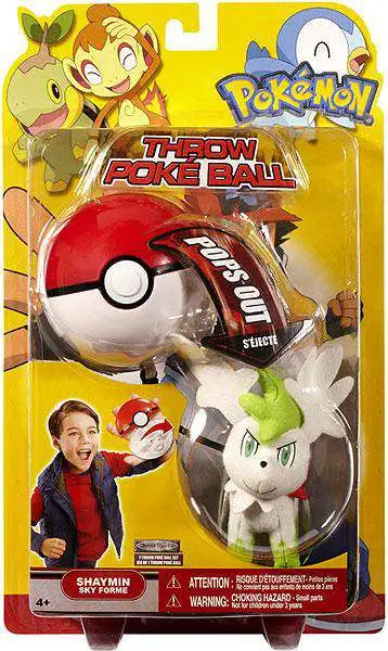 Pokemon Clip n Carry Pokeball Shaymin Figure Set 20th Anniversary 