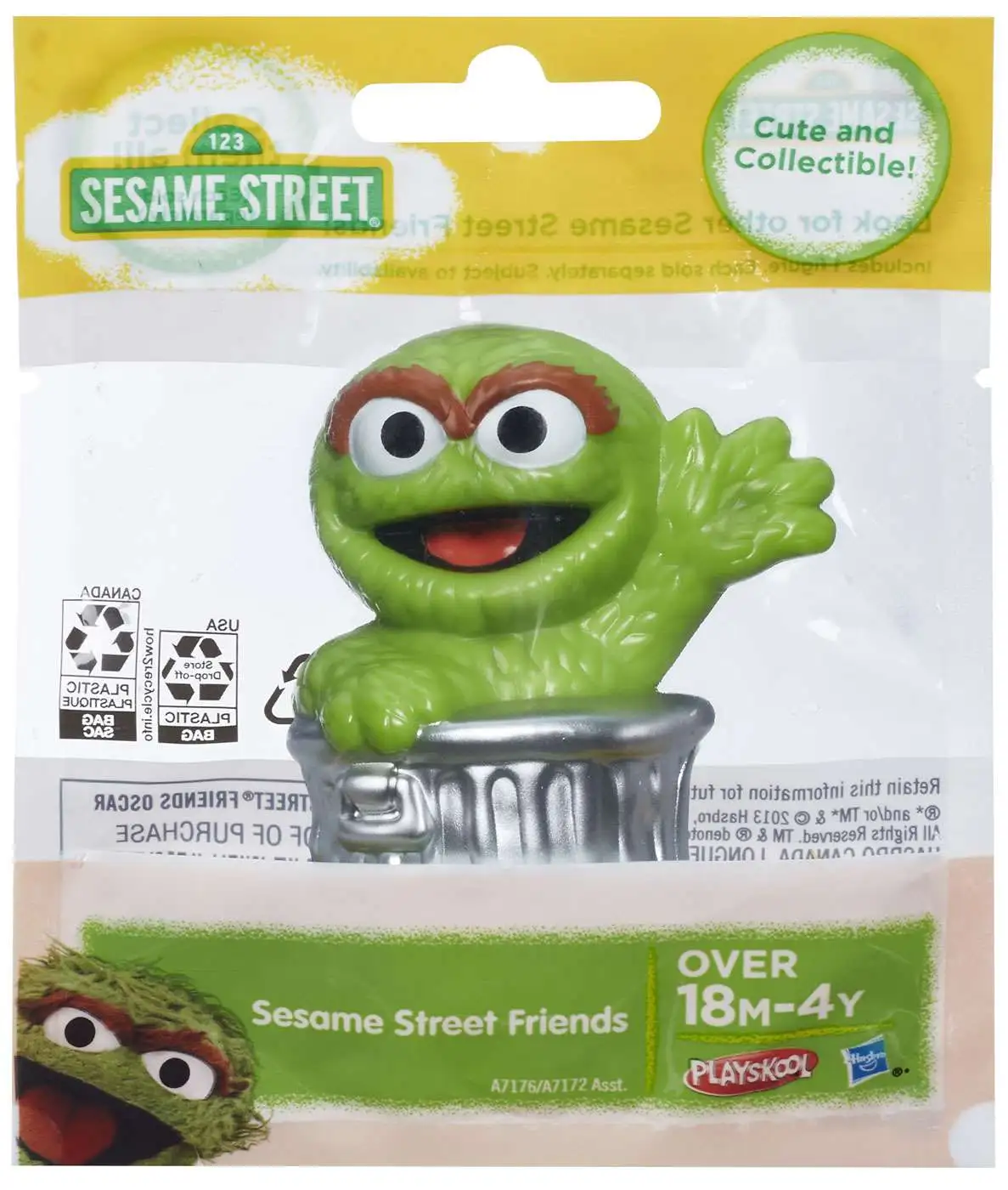 Sesame Street Oscar the Grouch Figure