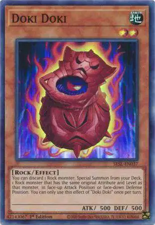 YuGiOh Secret Slayers Super Rare Doki Doki SESL-EN037