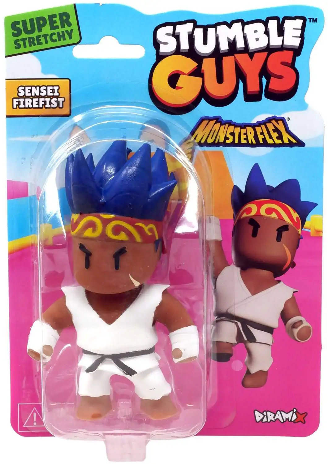 Stumble Guys Monster Flex Sensei Firefist Action Figure