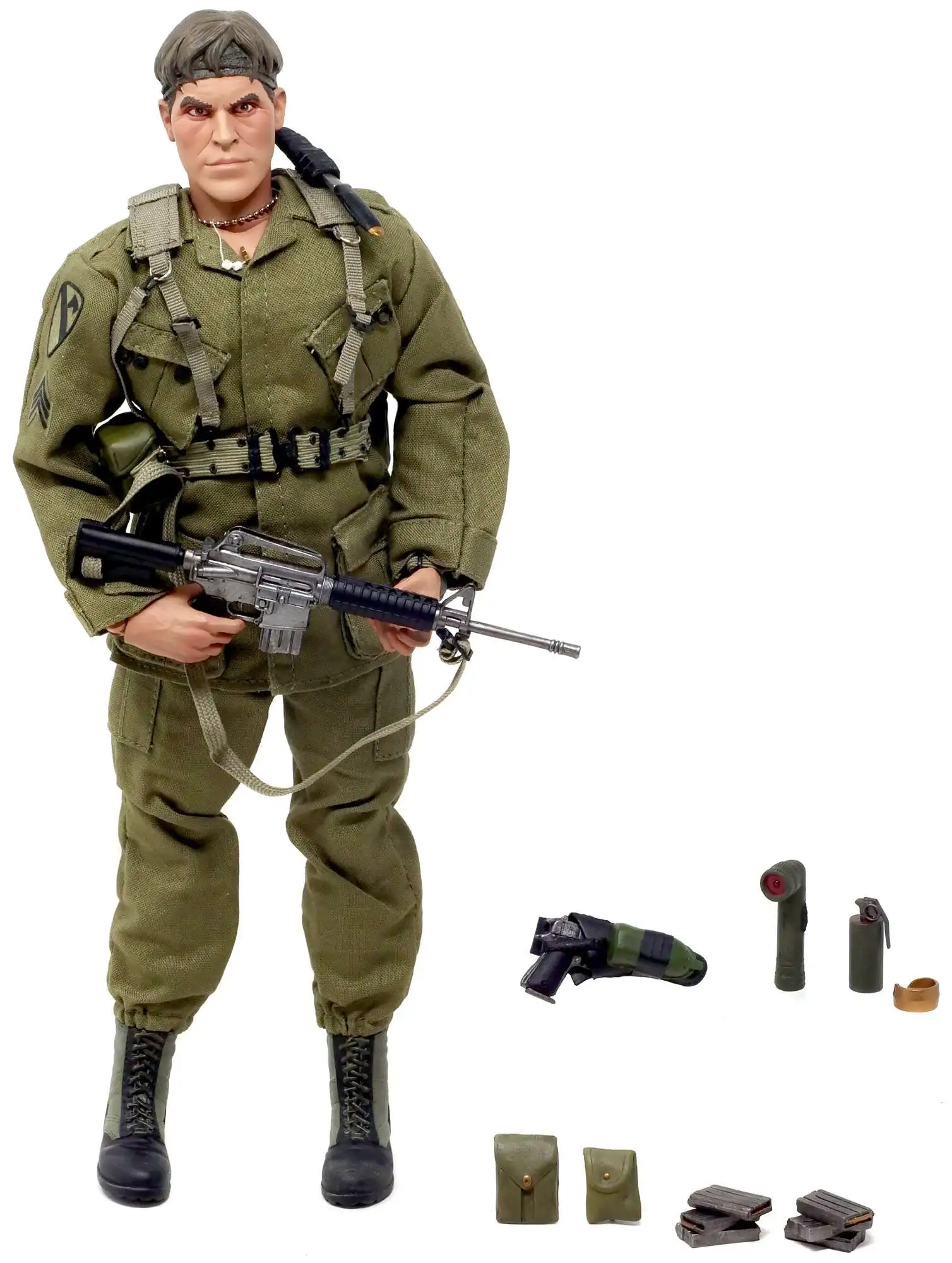 Platoon Sgt. Elias 12 Collectible Figure Willem Defoe, Loose Sideshow ...