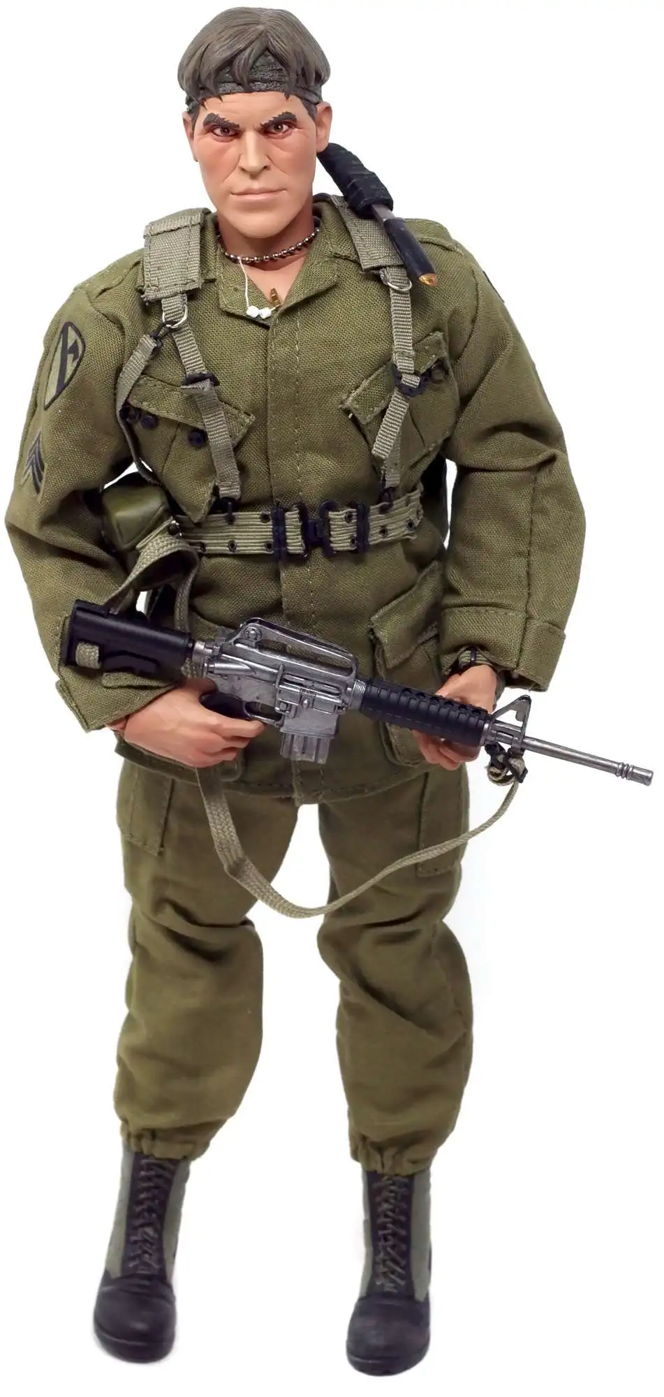 Platoon Sgt. Elias 12 Collectible Figure Willem Defoe, Loose Sideshow ...