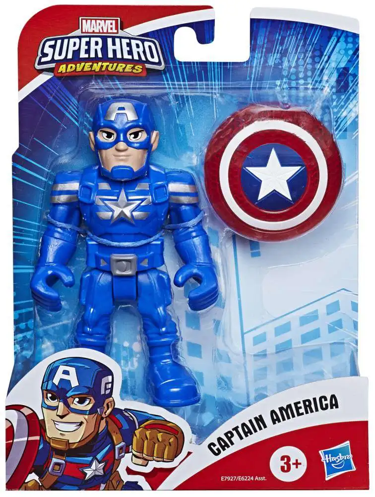 Playskool Heroes CAPTAIN AMERICA Bucky Hulk Marvel Super Hero action Figure toys 