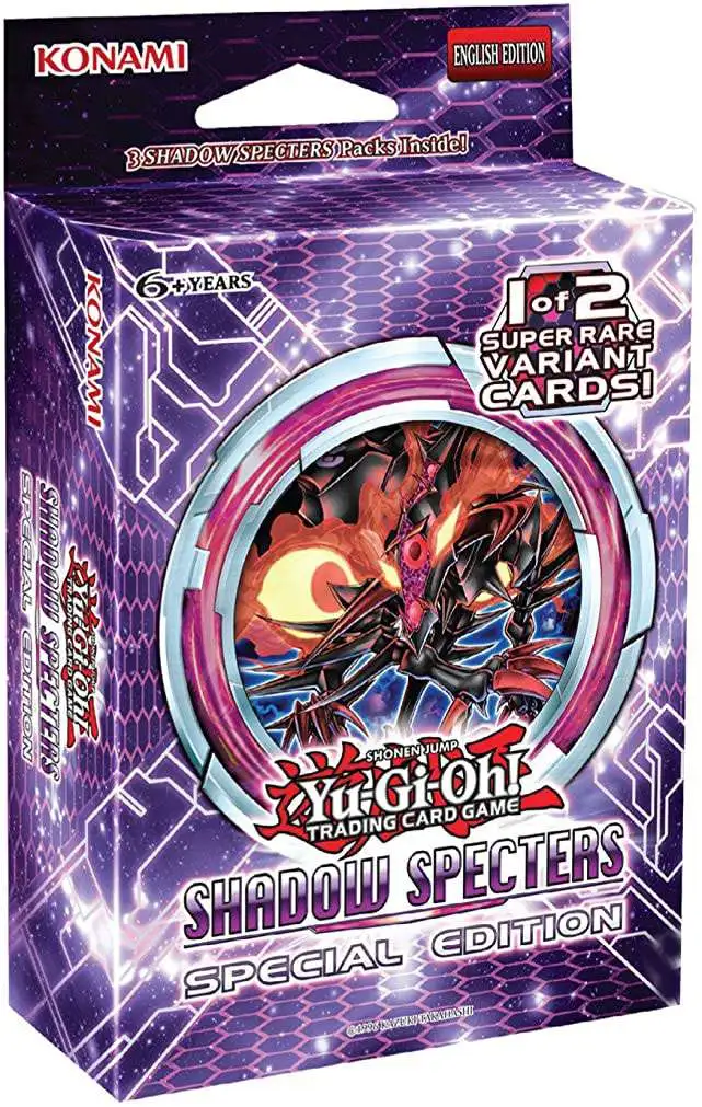 English Edition Details about   Yu-Gi-Oh Shadow Specters Booster Sealed Card Game Pack 
